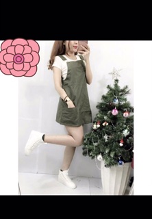 Váy yếm Kaki