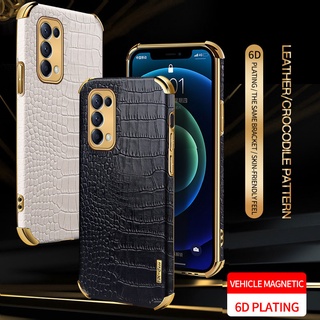 Ốp Điện Thoại Da Cá Sấu Chống Sốc Cho OPPO Reno 5 4 2F