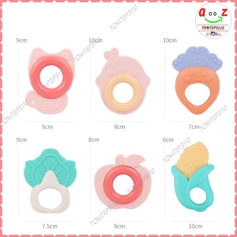 Xúc Xắc Gặm Nướu 10 Chi Tiết Có Hộp Đựng - Bộ Đồ Chơi Cao Cấp Không BPA An Toàn Cho Bé