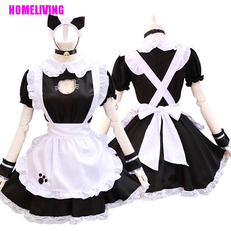Tạp Dề Hóa Trang Cô Hầu Gái Gợi Cảm Phong Cách Lolita