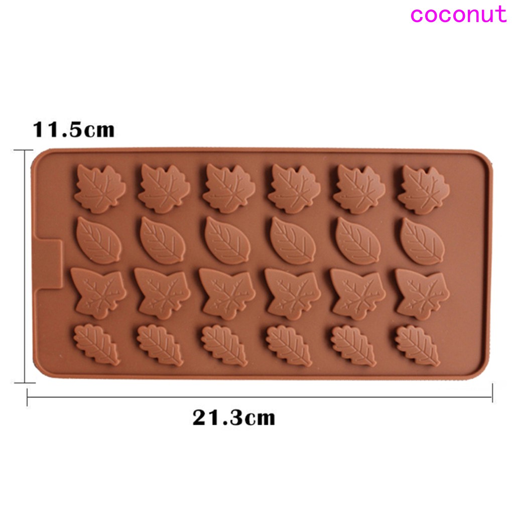 Khuôn Silicon Làm Bánh Đa Năng Tạo Hình Chiếc Lá Sáng Tạo