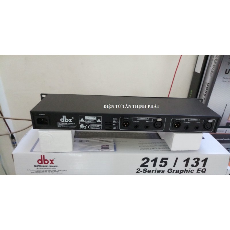 Lọc xì equalizer dbx 215 trắng & đen - dbx 215s - dbx 215 -equalizer dbx - lọc xì âm thanh