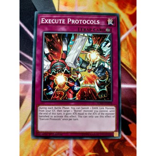 THẺ BÀI YUGIOH THẺ BÀI YUGIOH MINT 90% - TRAP -Execute Protocols - SDRR-EN034 - Common