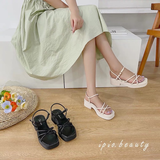 (Hàng đặt trước)CAO GÓT ĐẾ XUỒNG DÂY MẢNH