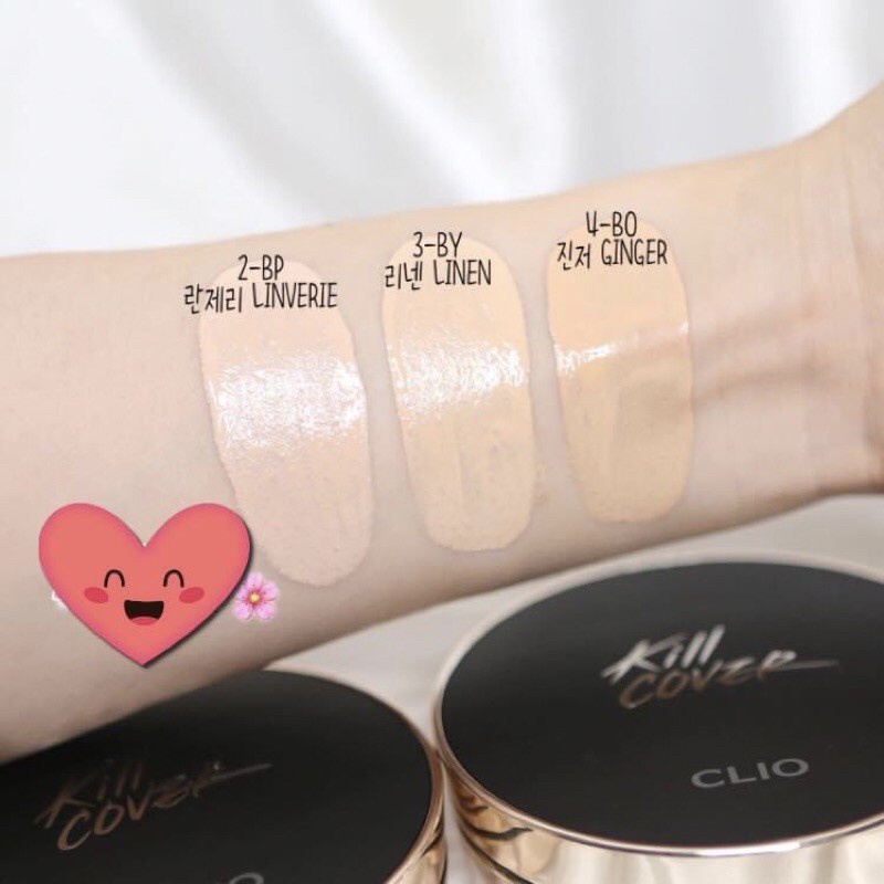 Phấn Nước Clio Kill Cover Fixer Cushion SPF50+  15g x 2