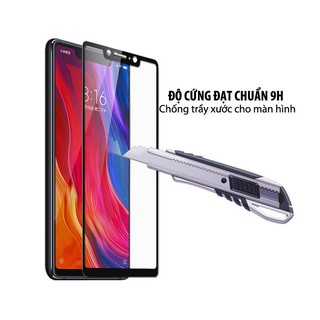 Cường lực 5D Full màn dành cho Xiaomi Mi8 lite / Mi8 SE / MiMix3 (Màu đen )