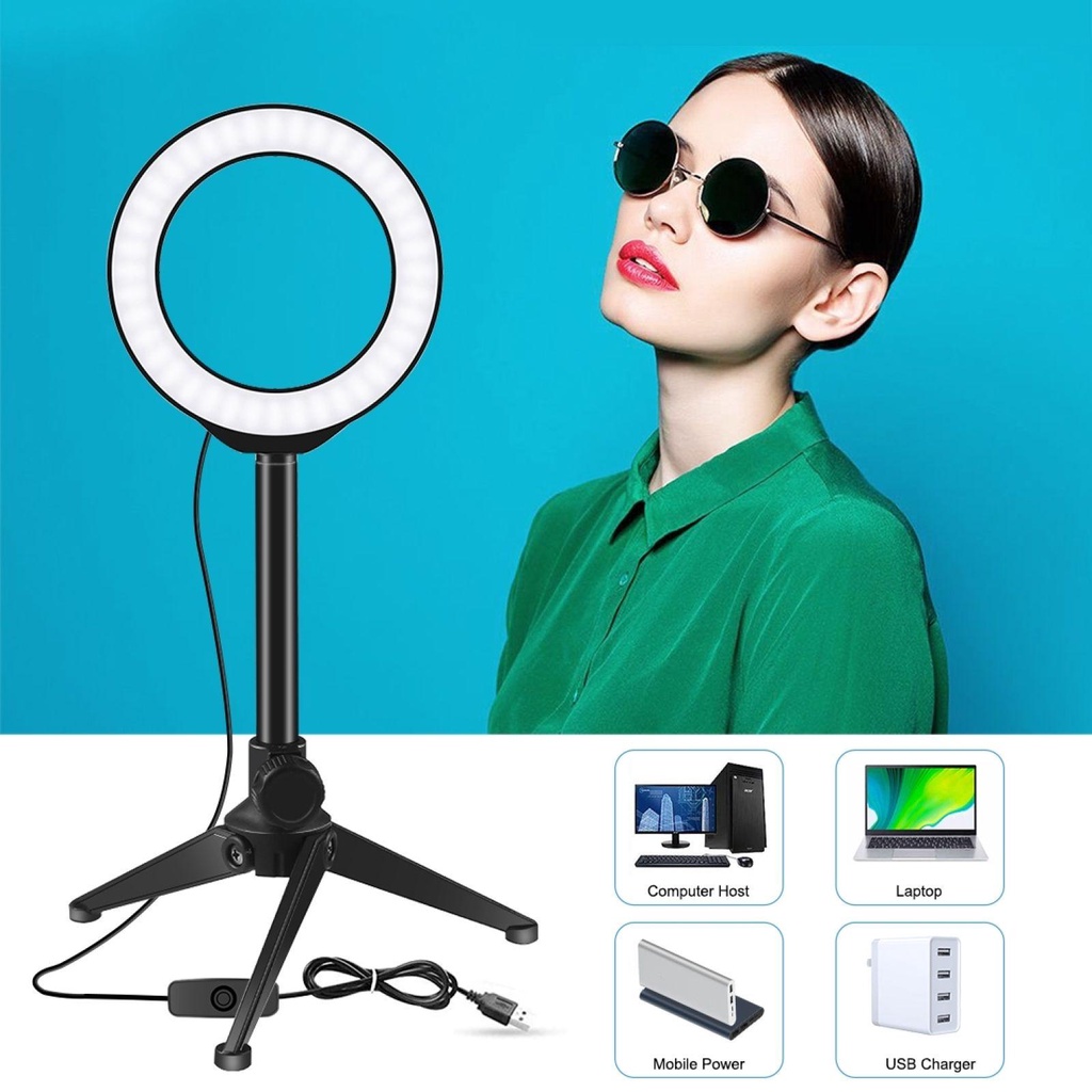Vòng Đèn Led Trắng 4.7 inch Dùng Để Phát Sóng Trực Tiếp