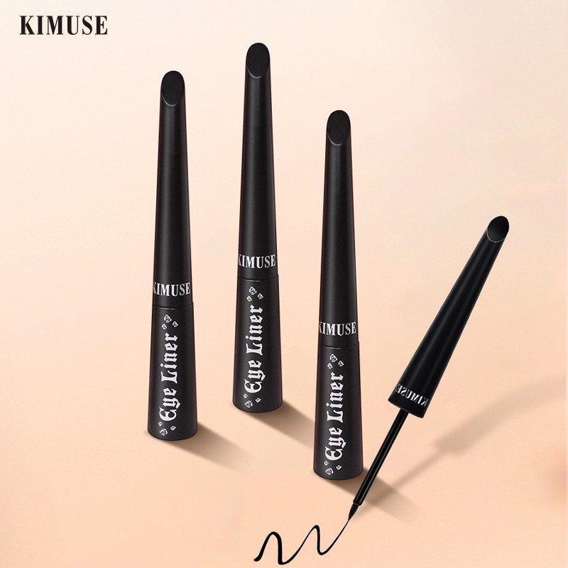 Bút kẻ mắt nước KIMUSE màu đen siêu đậm chống nước lâu trôi dễ dùng 13g | BigBuy360 - bigbuy360.vn