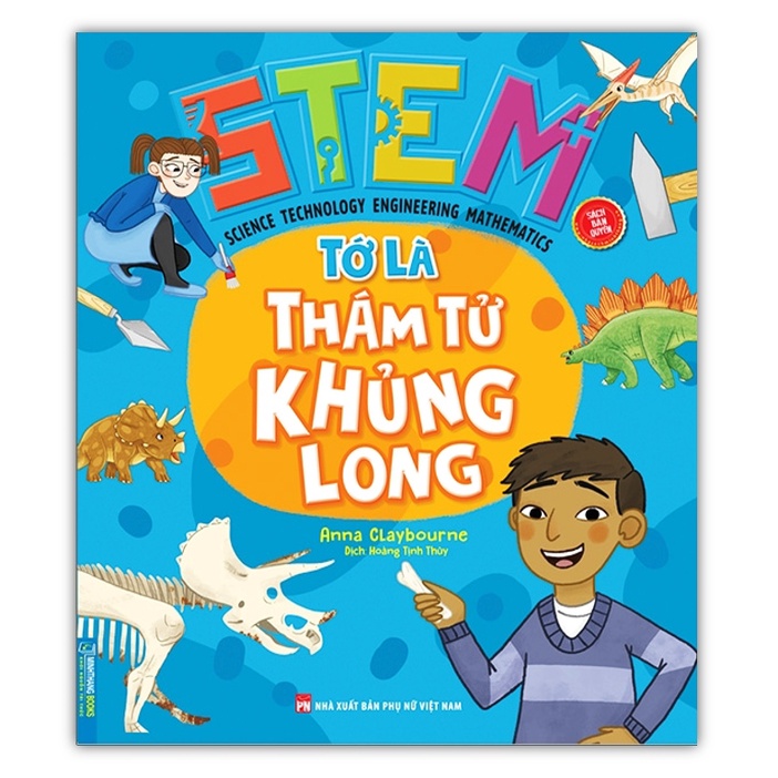 Sách - Combo 2 cuốn STEM Tớ là thám tử khủng long &amp; STEM Tớ là nhà sinh thái học