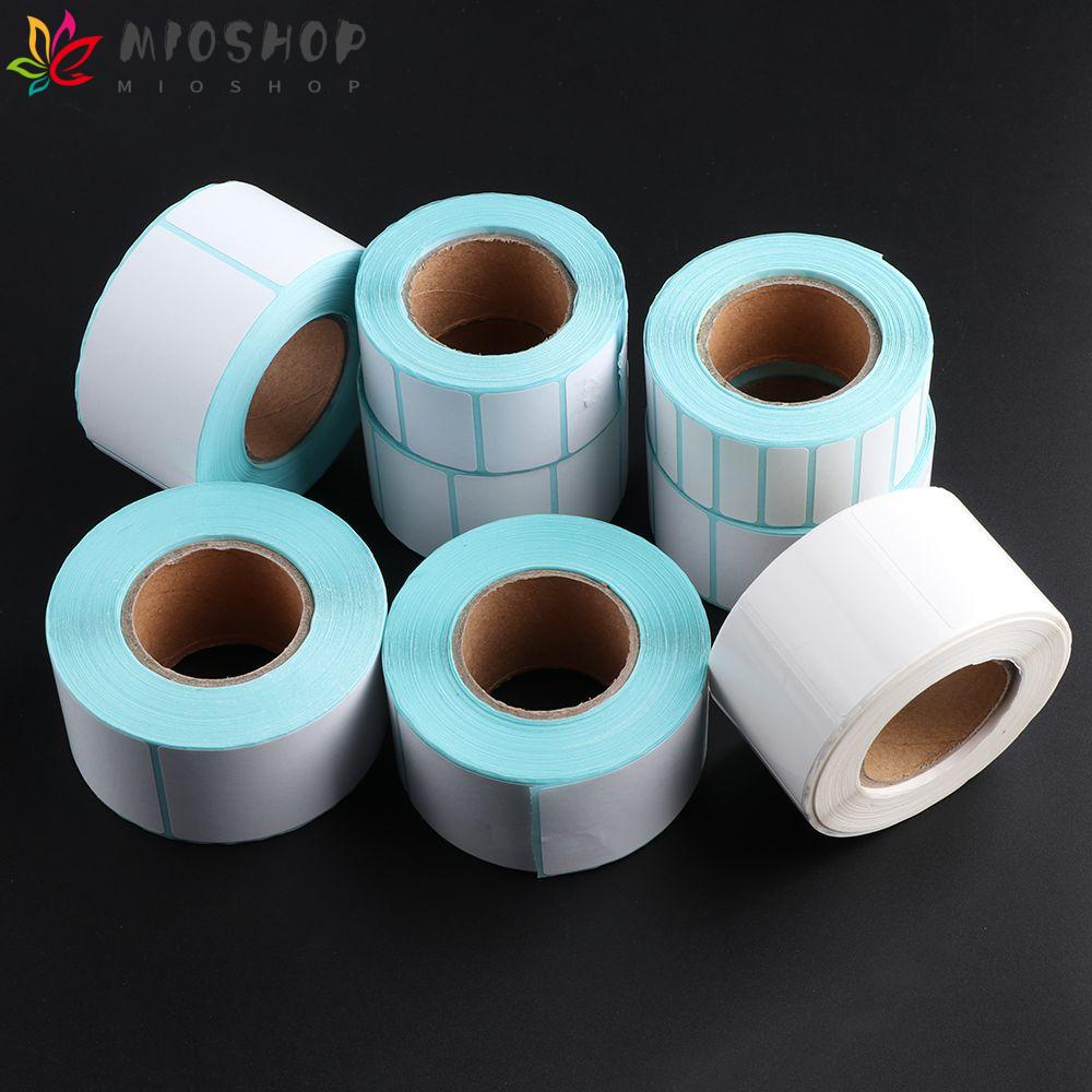 MIOSHOP Mới Không Thấm Nước Dính Nhiệt Nhãn Dán Nhãn Siêu Thị Giá Trống Nhãn