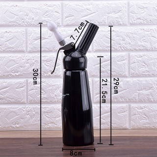 Bình Xịt Kem Tươi 500ml - Bạc