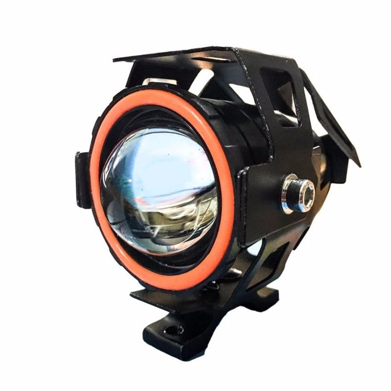 Bộ 3 đèn pha led U7 GreenNetworks ánh sáng đỏ+ Tặng cặp công tắc led