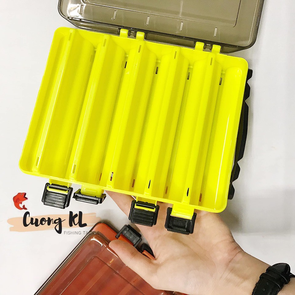 Hộp đựng đồ lure 2 mặt KM03 10 / 14 ngăn các màu