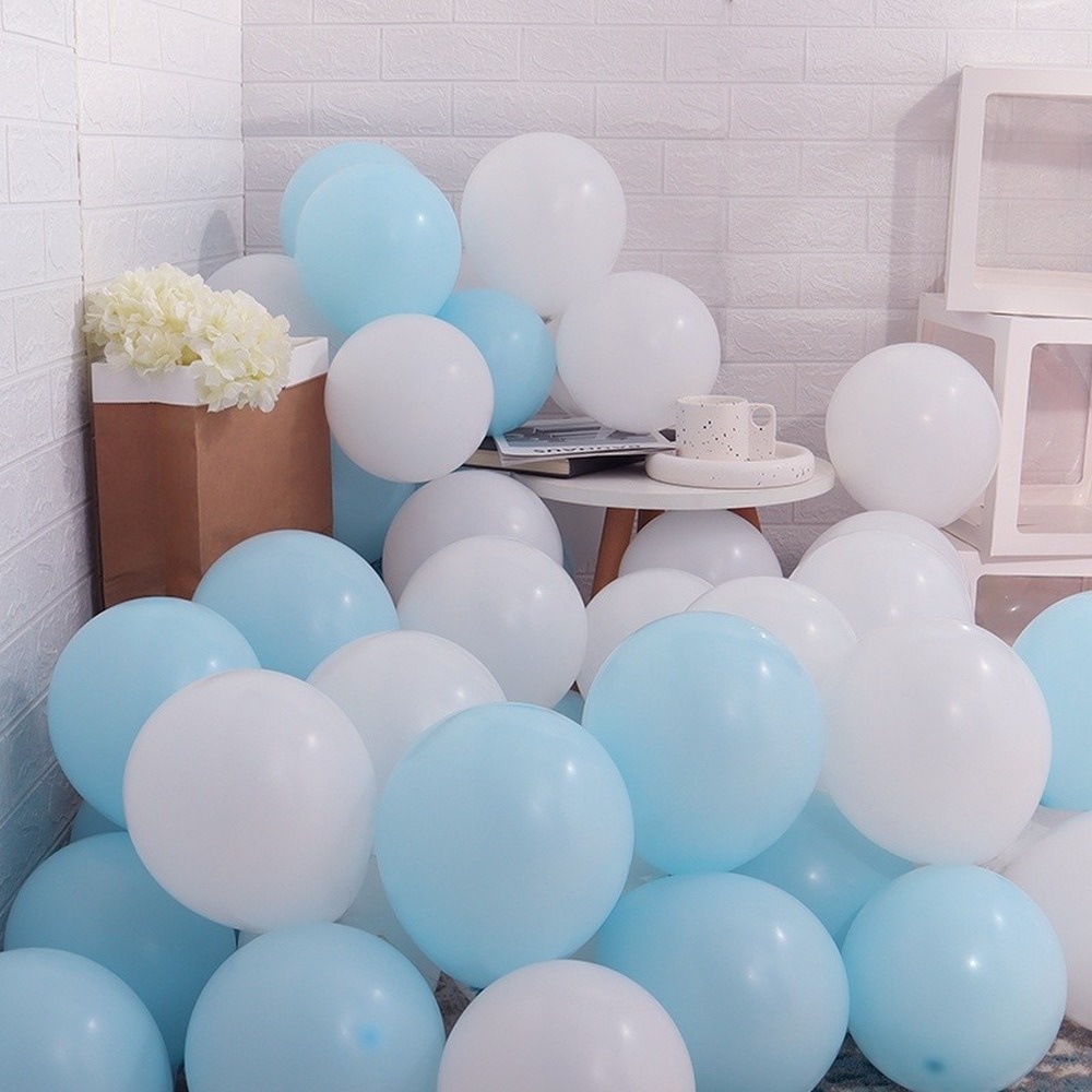 Set 100 Bong Bóng 5 Inch Bằng Latex Trang Trí Tiệc