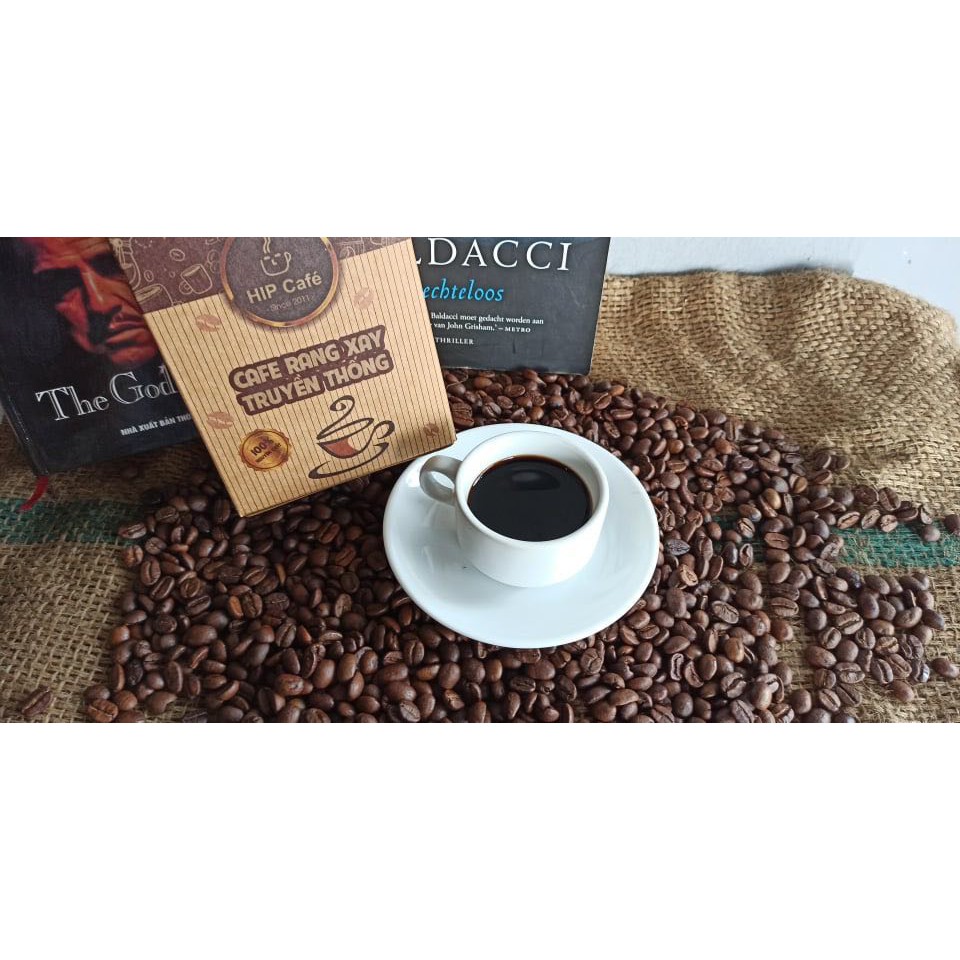 Cà phê hạt Mộc Mê Say(gu chuẩn) gói 250gr kết hợp Robusta, Moka & Culi - Phù hợp người uống cafe hằng ngày, chuẩn vị quá