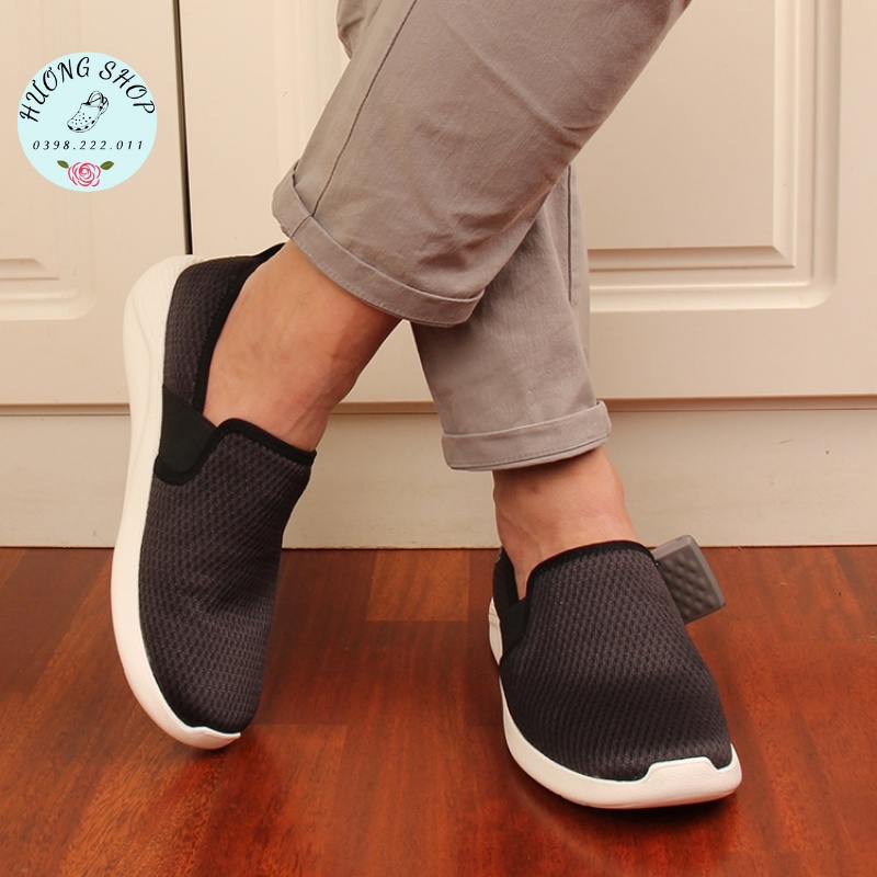 Giày lười Literide Slipon Nam lưới êm nhẹ, đế ma sát chống trơn trượt