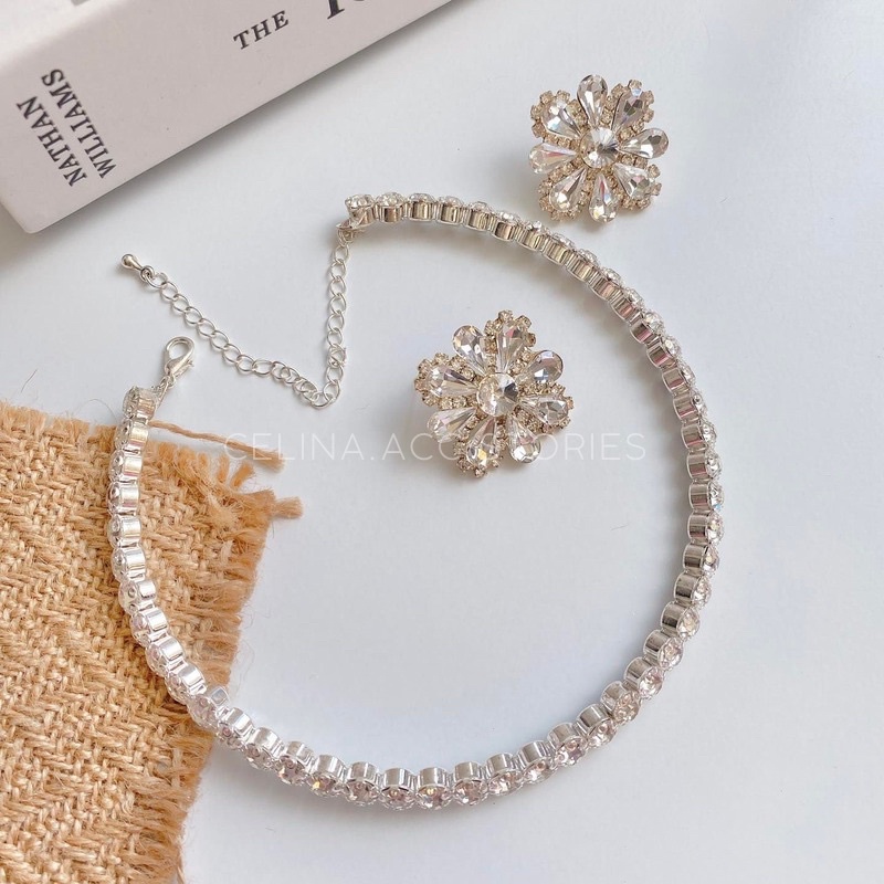 Vòng cổ cá tính mặt chữ Only One hợp kim cao cấp CELINA