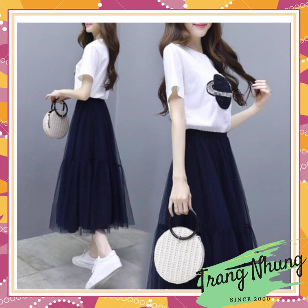 ⚡Unisex⚡ Chân váy voan chùng thời trang HAVU910 Nữ Cao Cấp - Phân phối chính thức Trang Nhung Store