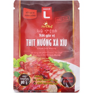 Sốt Gia Vị Thịt Nướng Xá Xíu Choice L (CL) Gói 80G