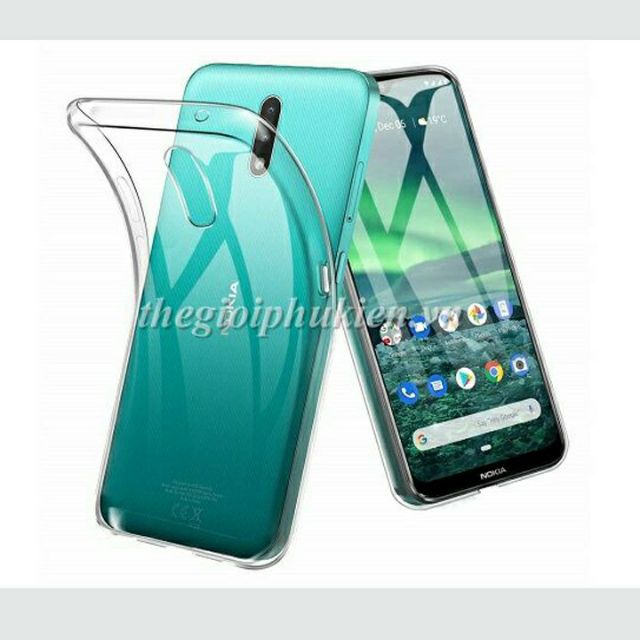 Ốp lưng Nokia 2.3 silicon dẻo trong suốt siêu mỏng 0.6mm