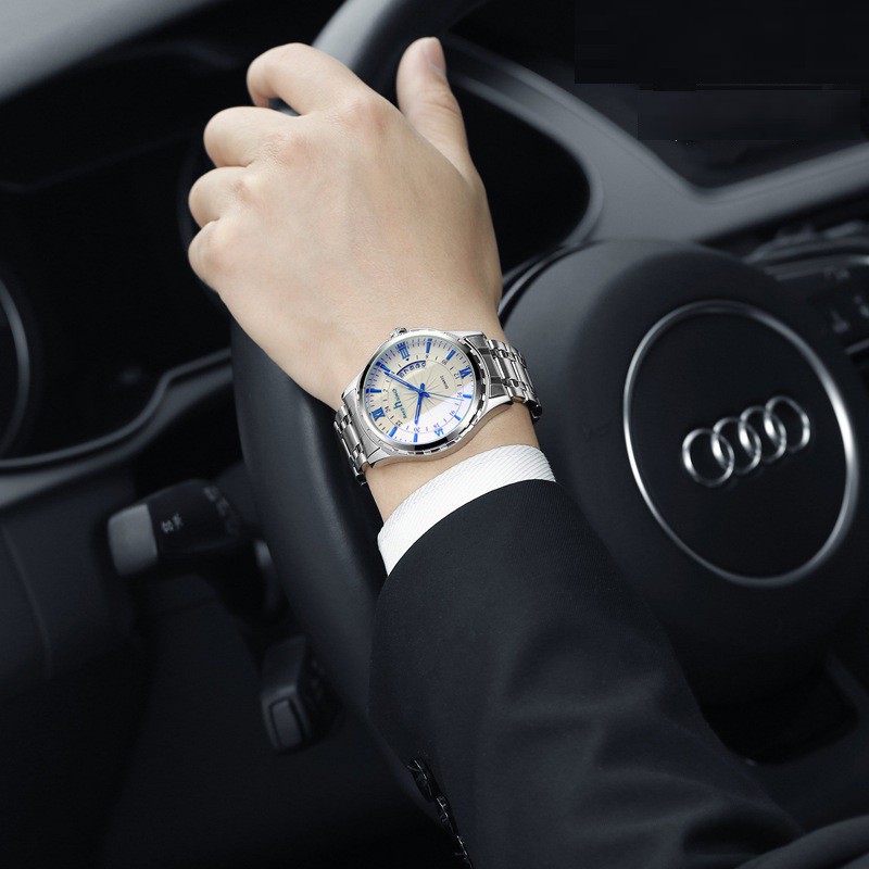 Đồng Hồ Nam Keep In Touch Dây Thép Cao Cấp, Có Lịch Ngày, Phong Cách Doanh Nhân | BigBuy360 - bigbuy360.vn