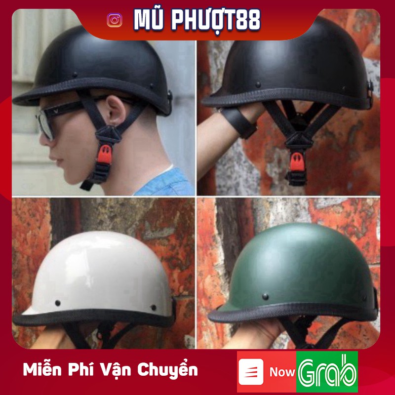 Mũ bảo hiểm 1/2 dáng đua ngựa video tự quay clip thật