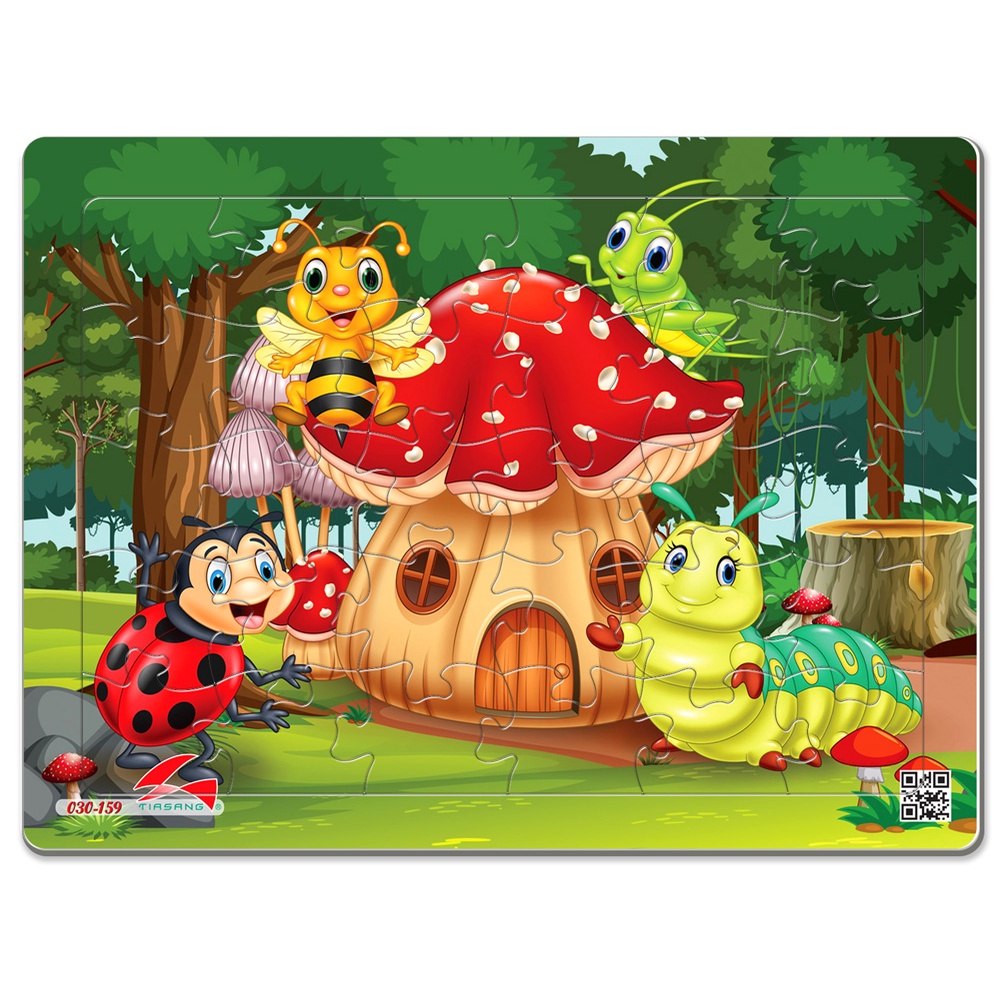 Tranh xếp hình phát triển trí tuệ cho bé Tia Sáng Jigsaw Puzzle 30 mảnh