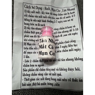 Tẩy Mụn Cóc Nốt Ruồi Tàn Nhang Mắc Cá ,Mụn Thịt