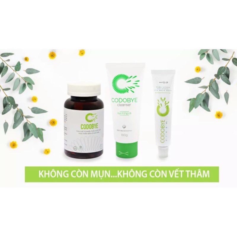 Kem bôi mụn Codobye Cream thảo dược