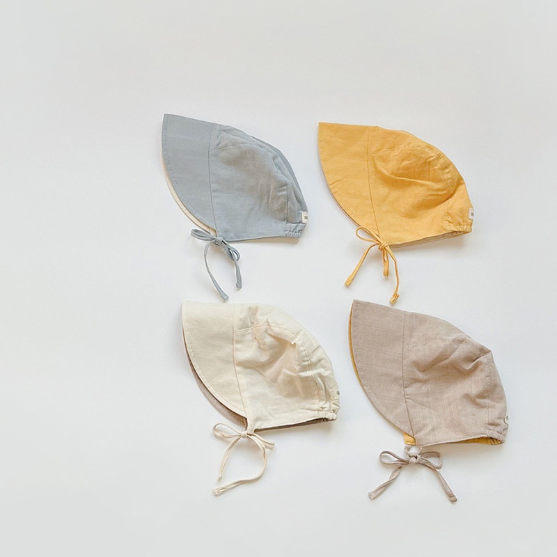Mũ Vành Tròn Chất Liệu Cotton Mềm Chống Tia UV Thời Trang Mùa Hè Cho Bé