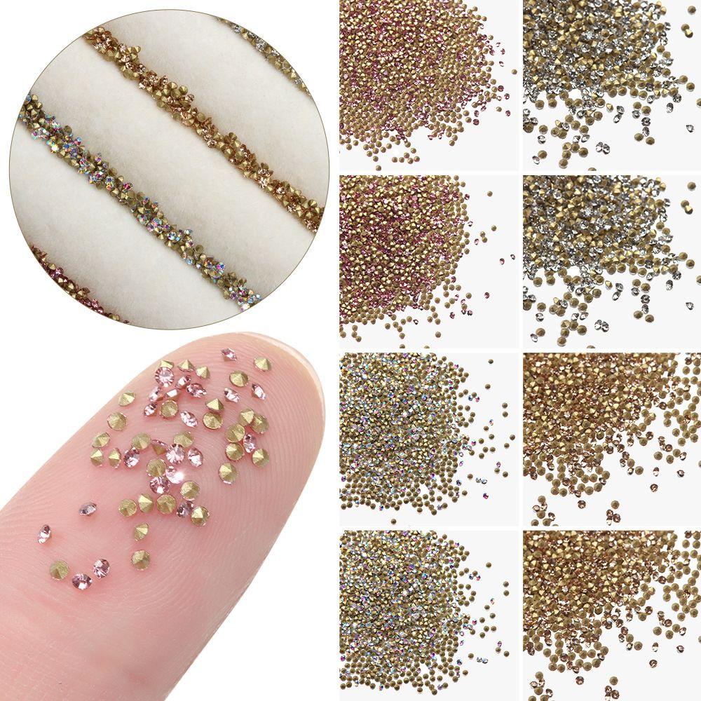 Bộ 1440 Miếng Dán Trang Trí Móng Tay 3D SS3-SS4 Kính