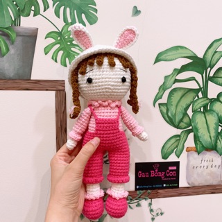 Búp bê len handmade - búp bê len - búp bê cho bé