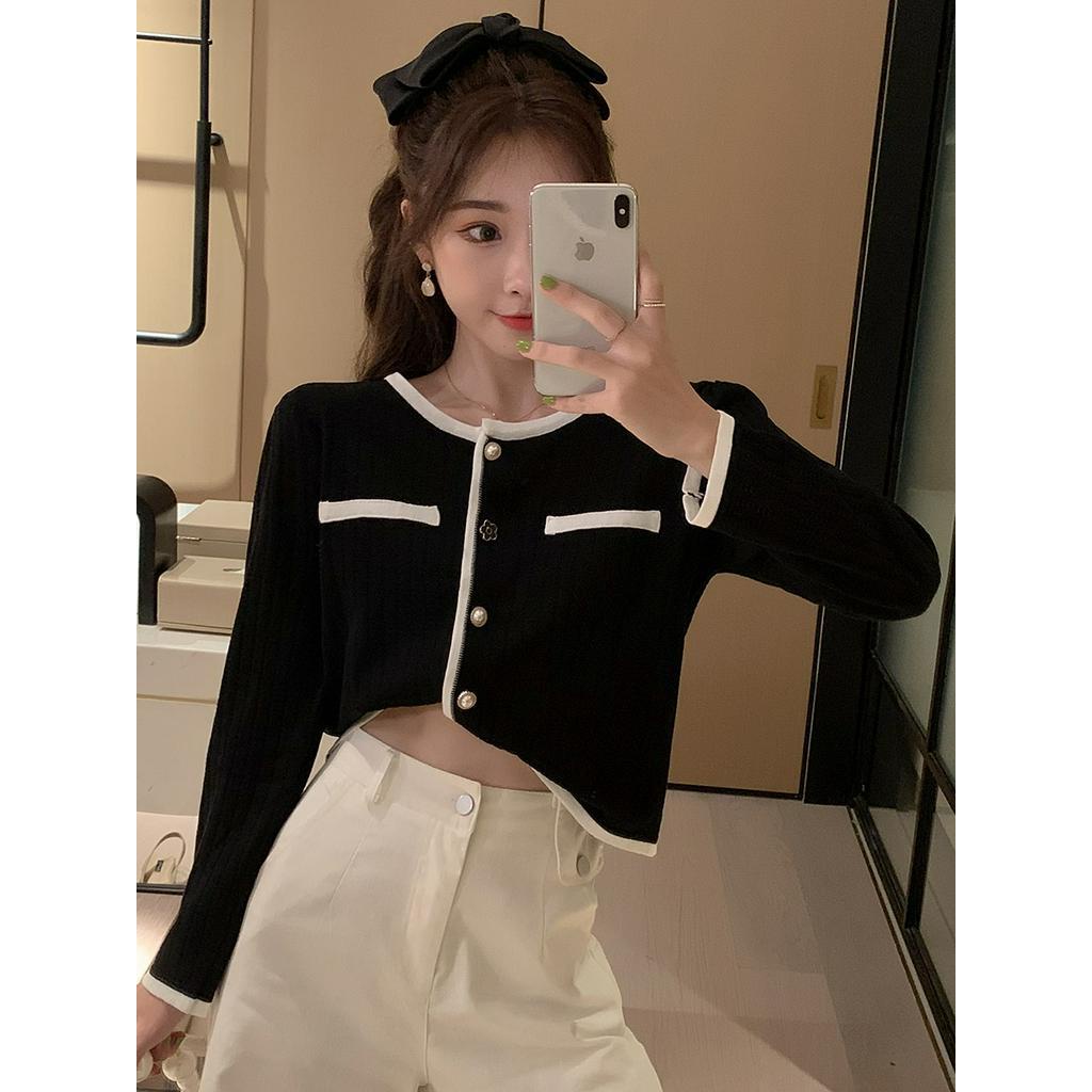 Áo Khoác Cardigan Dệt Kim Thời Trang Nữ Tính