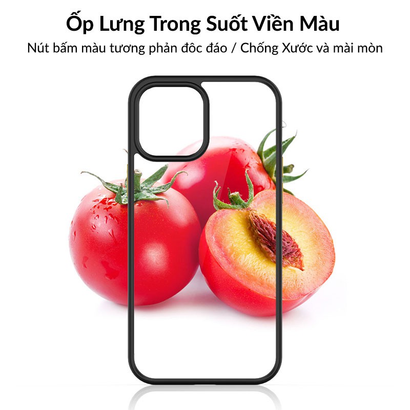 Ốp Lưng iPhone Likgus Lưng Trong Suốt Viền Màu Dùng Cho iPhone 12 Pro Max, 11 Pro Max, Đạt Tiêu Chuẩn Quân Đội