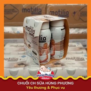 Sữa bầu Matilia Pháp vị socola/ vani (lốc 4 chai)
