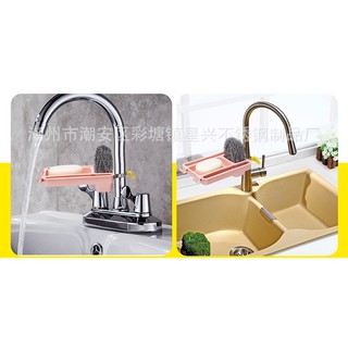 Kệ để đồ rửa chén treo vòi rửa bát