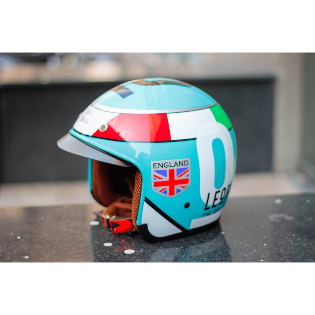 [Chính hãng] Nón bảo hiểm 3/4 kính âm Royal M139 Leopard (tặng balo rút)