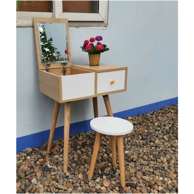 Ghế Đôn Bàn Trang Điểm Phong Cách Bắc Âu GD04