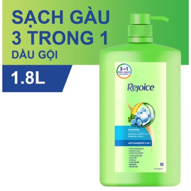 Dầu gội Rejoice 1.8l chai lớn