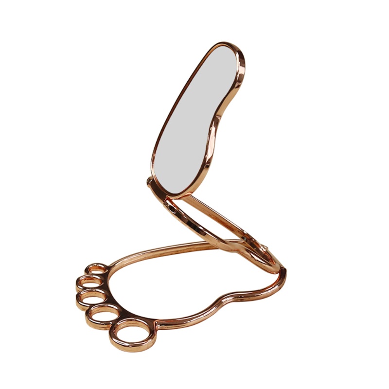 Giá Đỡ Điện Thoại Ba Vòng Màu Đen / Vàng / Bạc Có Thể Gập Lại Tiện Dụng