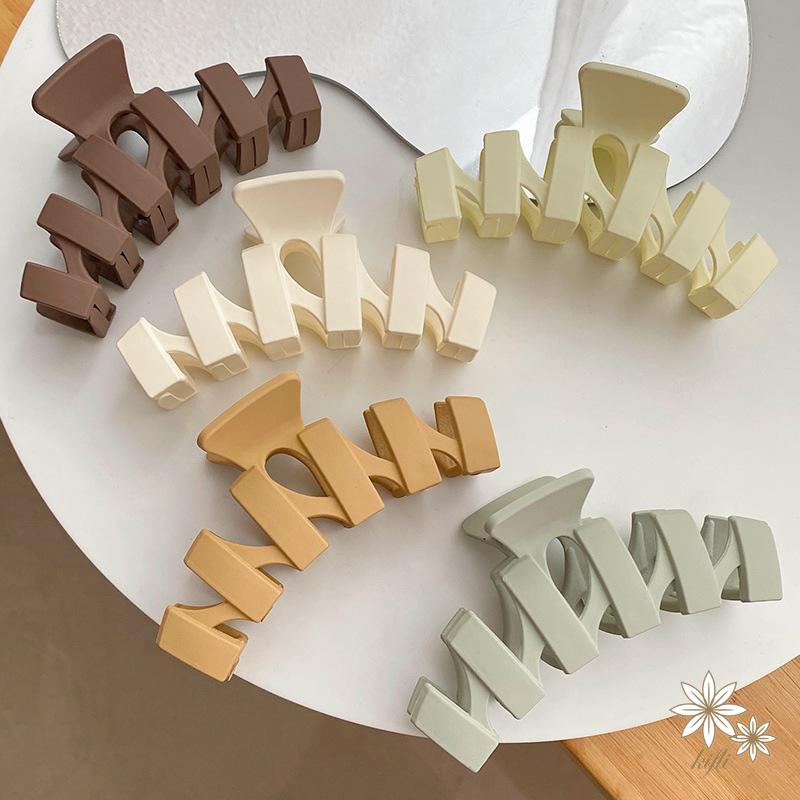 【Kifli】Kẹp tóc càng cua cỡ lớn phong cách Hàn Quốc thanh lịch