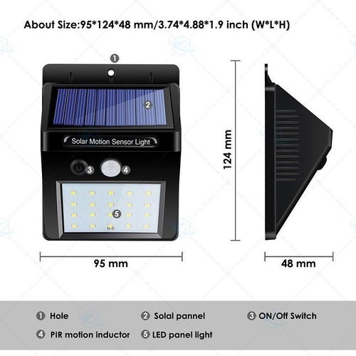 Đèn led chống trộm