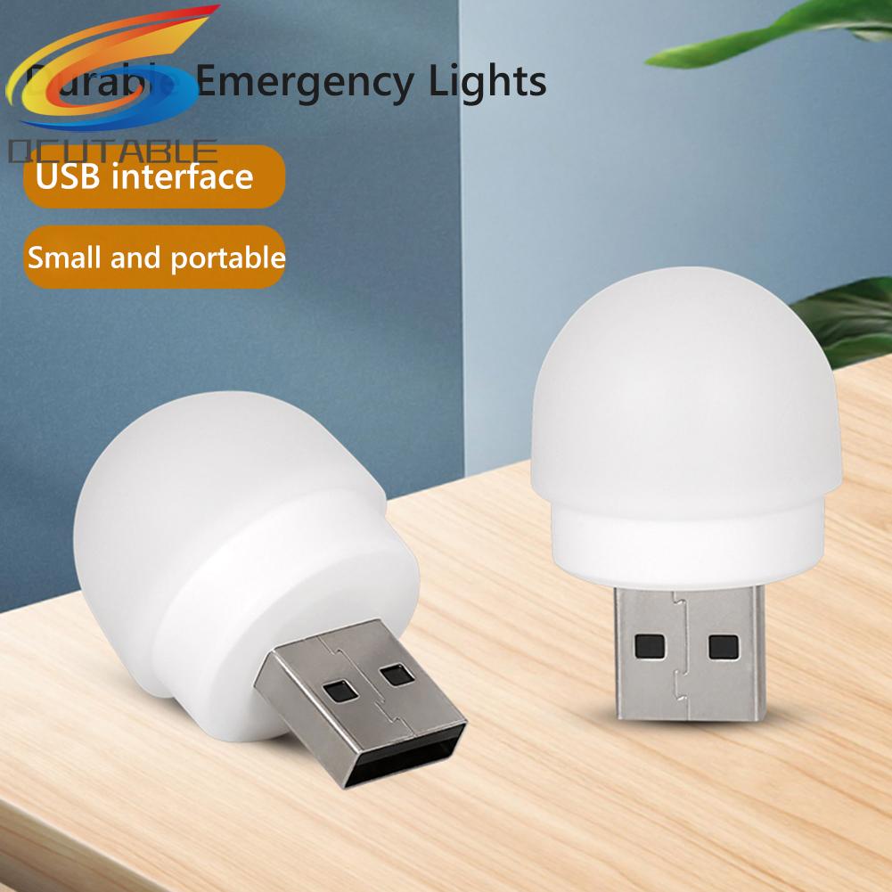 Set 1/2/4 Đèn Ngủ Mini Có Cổng Sạc USB Gắn Điện Thoại