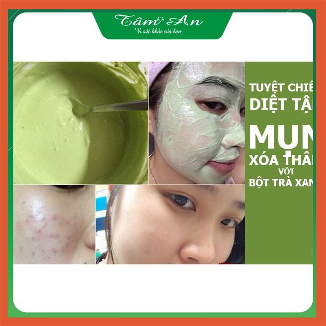 {TÂM AN - Trà Thật} Bột trà xanh nguyên chất 100% - 100gr- đắp mặt - làm mặt na -làm đẹp da -chăm sóc da | BigBuy360 - bigbuy360.vn
