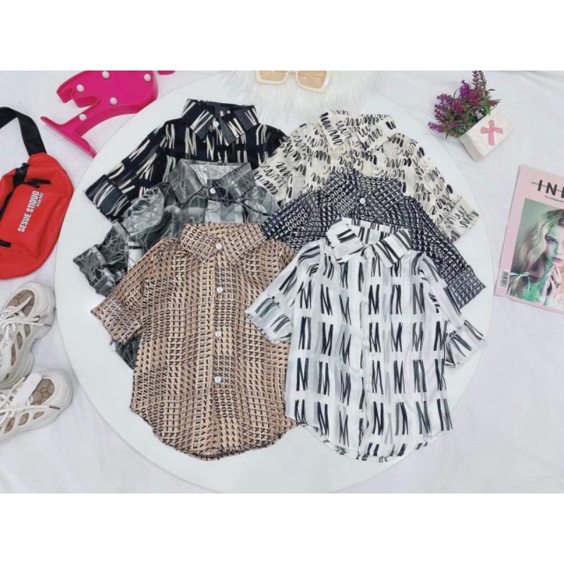 áo  sơ mi lụa cho bé trai