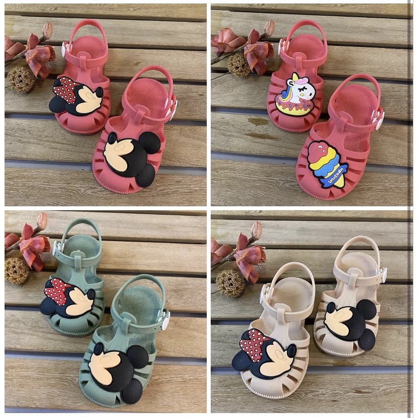 Sandal cho bé trai bé gái 1-6 tuổi, Sandal nhựa thơm mickey MICKEY2022