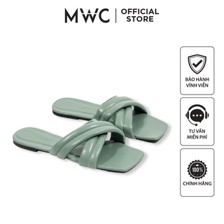Dép Nữ MWC Đế Bệt Quai Chéo Trẻ Trung NUDE- 10066