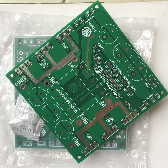 DIY bo mạch kích điện DC-DC công suất lớn EE55A _ PCB trắng