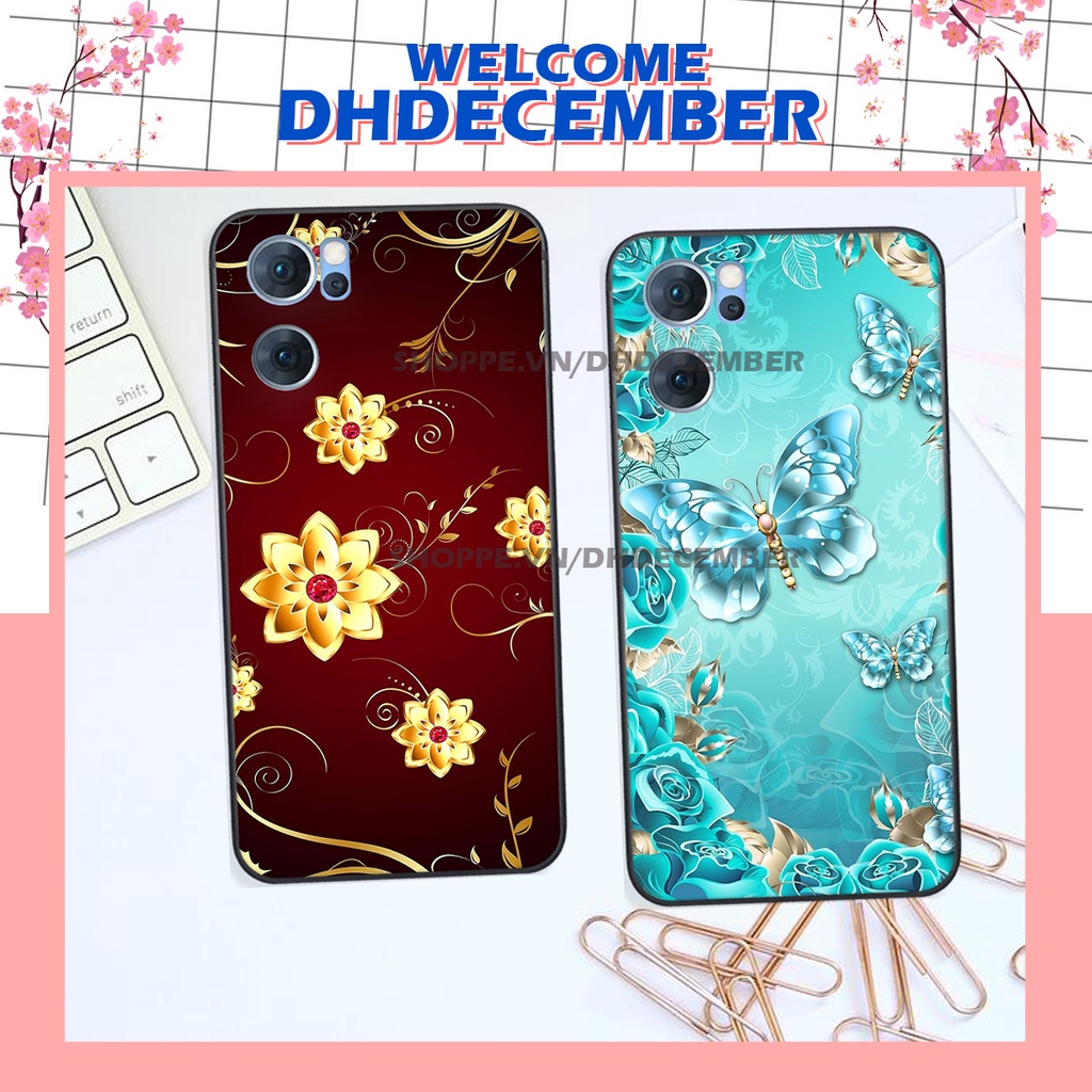 Ốp lưng Oppo RENO 7 5G - ỐP BẢO VỆ CAMERA in hình hoa xinh xắn, hiện đại , thời trang ,phong cách