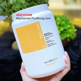 [chính hãng] DẦU HẤP Ủ TÓC FANOLA NUTRICARE MÙI SỮA BÒ SIÊU MỀM MƯỢT CHÍNH HÃNG Ý 1500ML